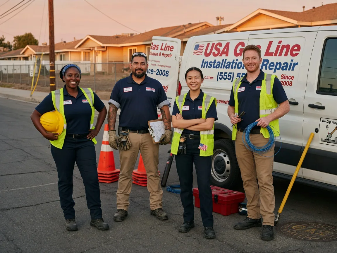 Gas Line Installation company in Lutts, TN
